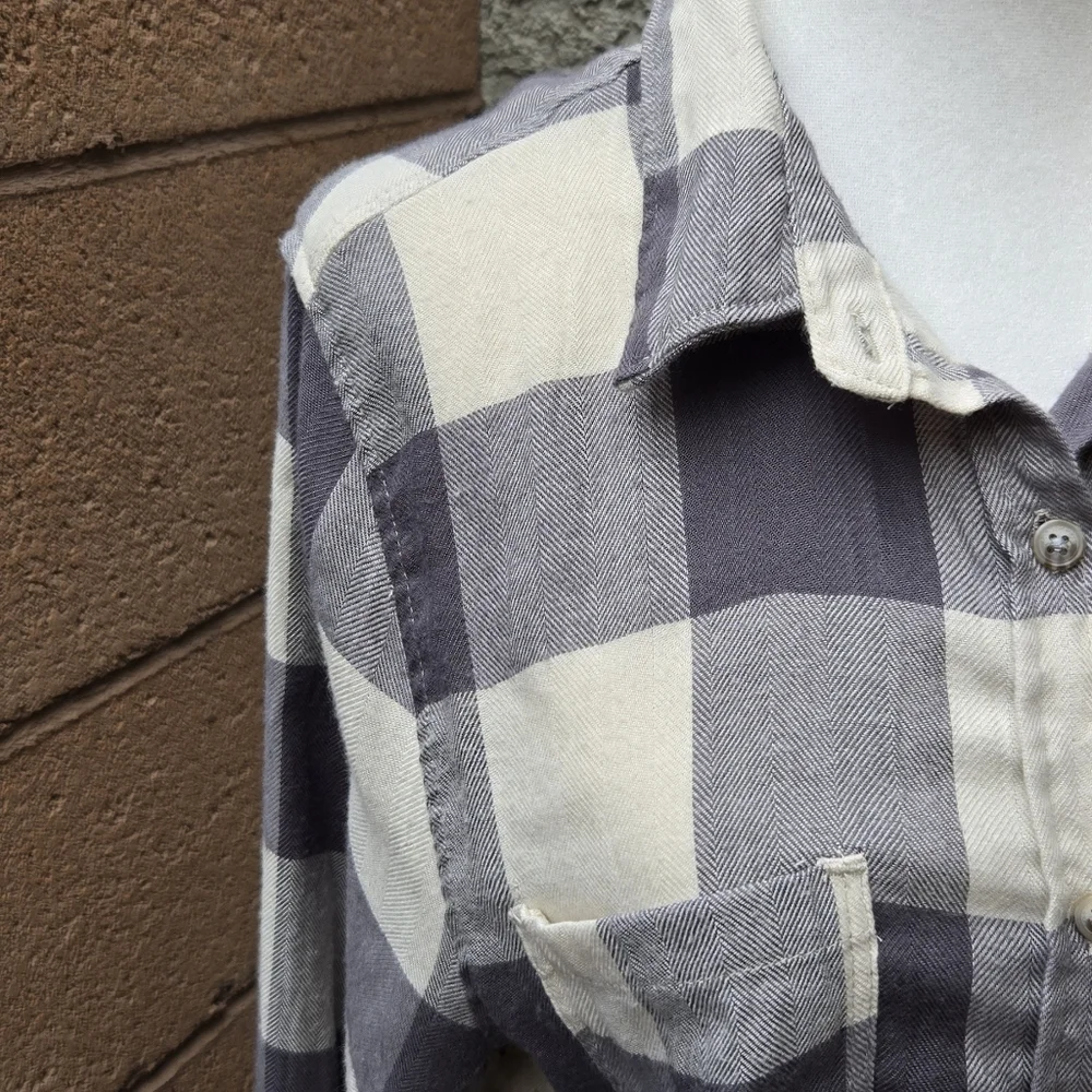 C&C California Grey Flannel Shirt - Picture 2 of 9